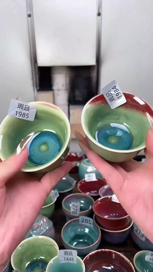 【闪购商品】摆件钧瓷手工茶器窑变
