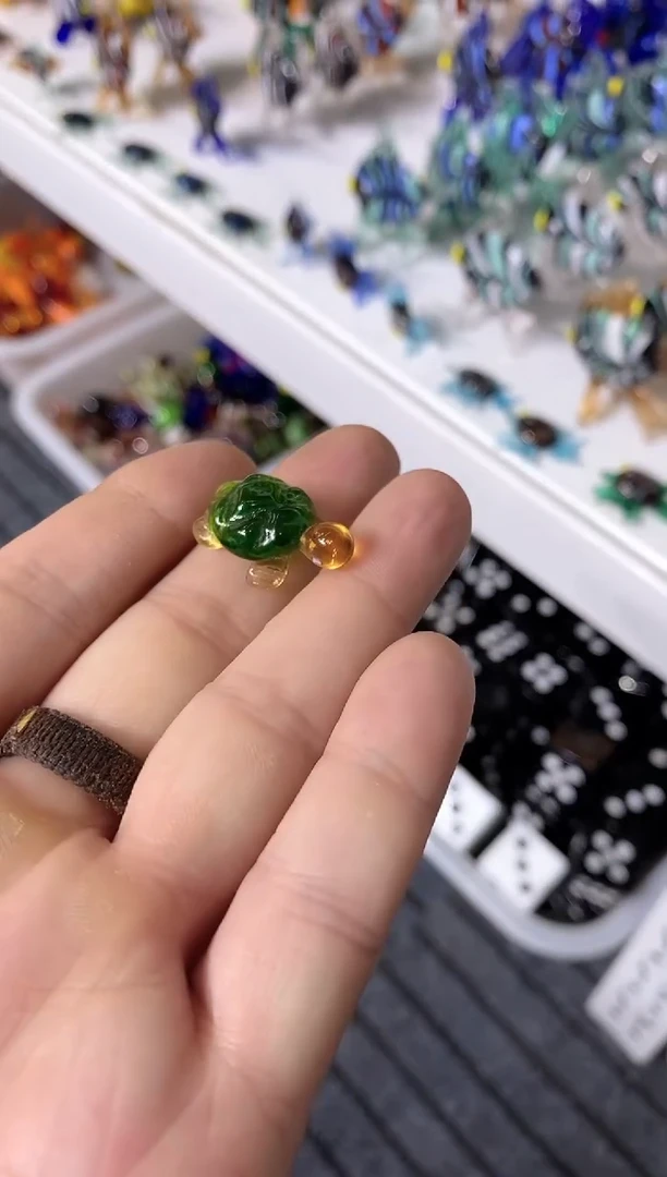 琉璃手工艺品微瑕额乌龟