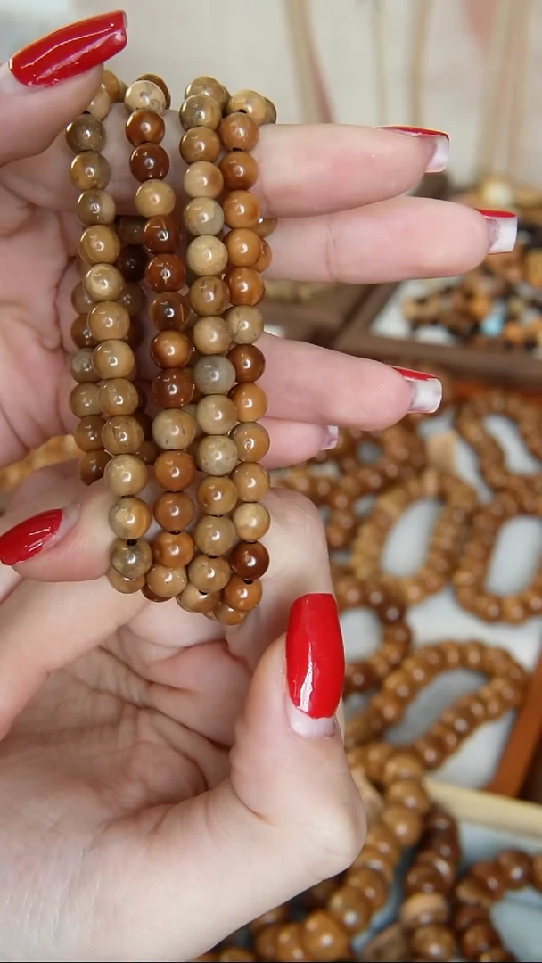 手串库克6mm楼兰圆珠单圈