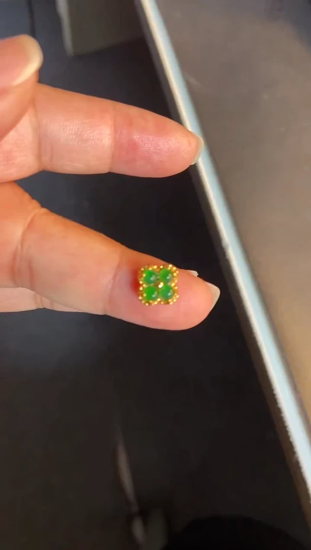 吊坠(不含链)银S925镶嵌翡翠1