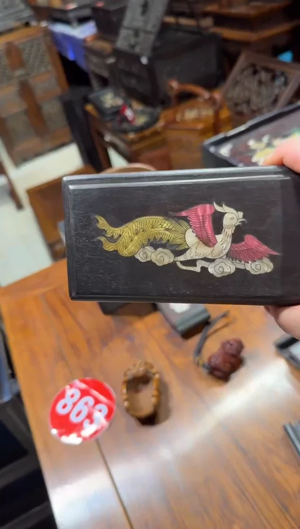 木紫檀凤凰机关盒98.8888