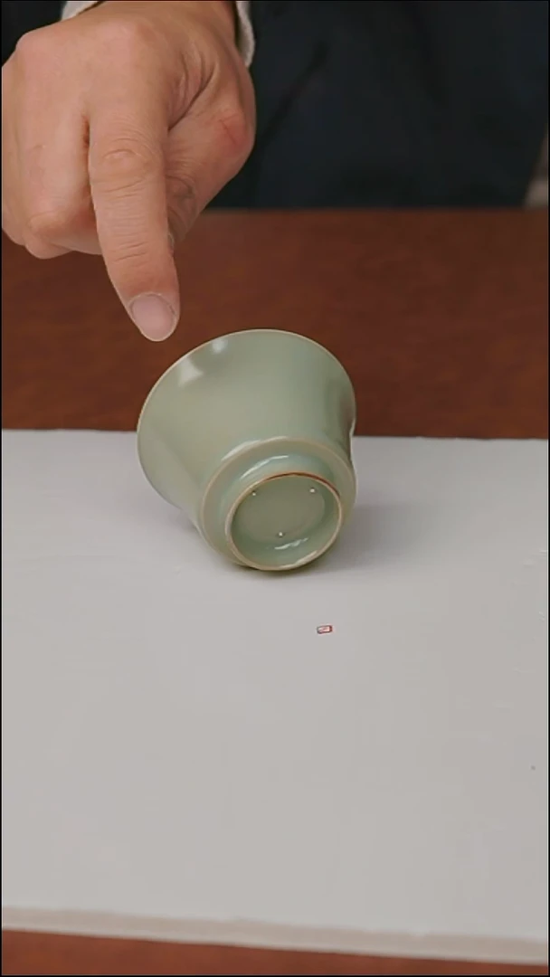 杯子瓷富山严选汝瓷，马蹄杯