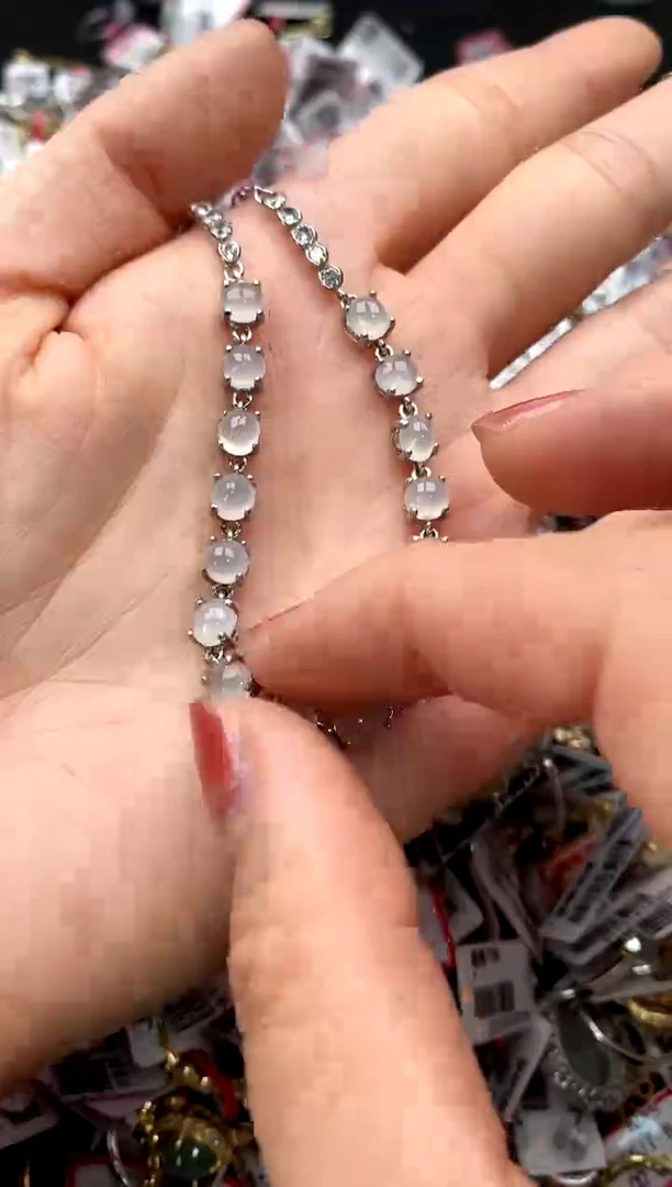 【闪购商品】翡翠戒指银S925镶嵌4444444     8