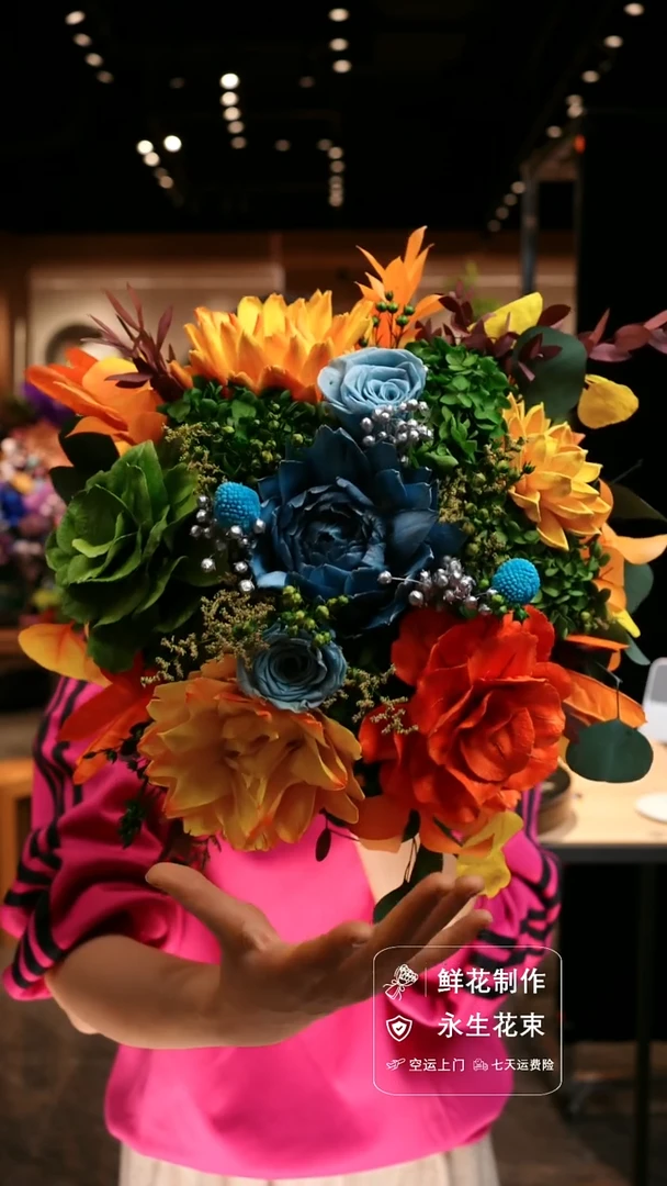 手工艺品琉璃永生花订制