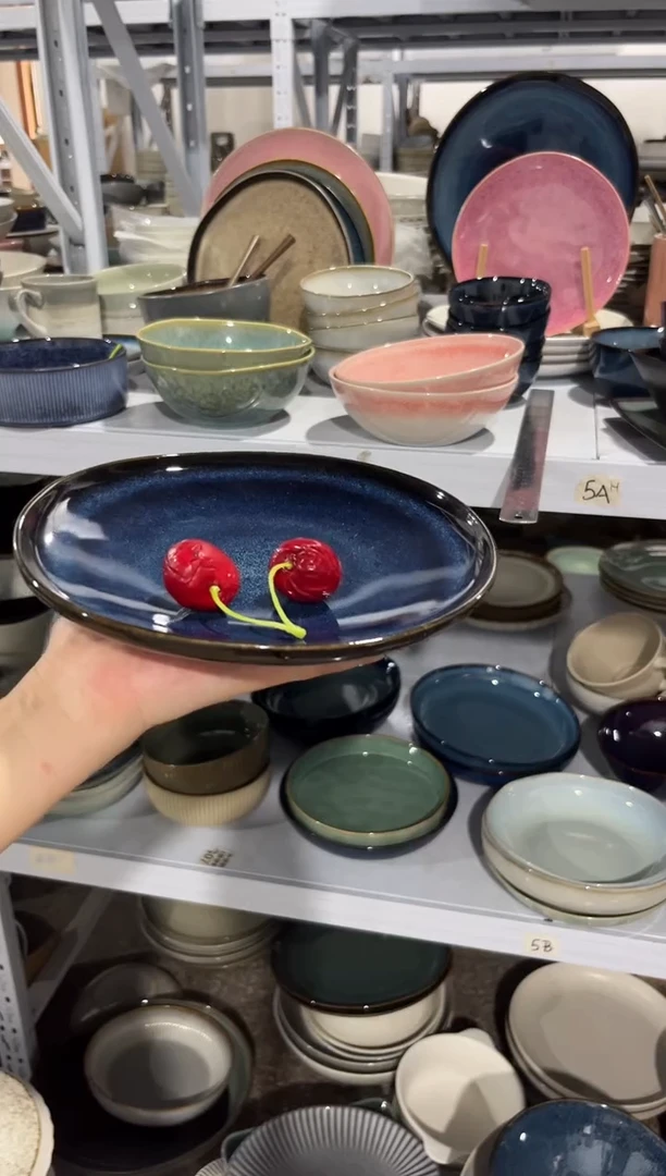 陶瓷外贸尾货瑕疵满20包邮X C6B小盘