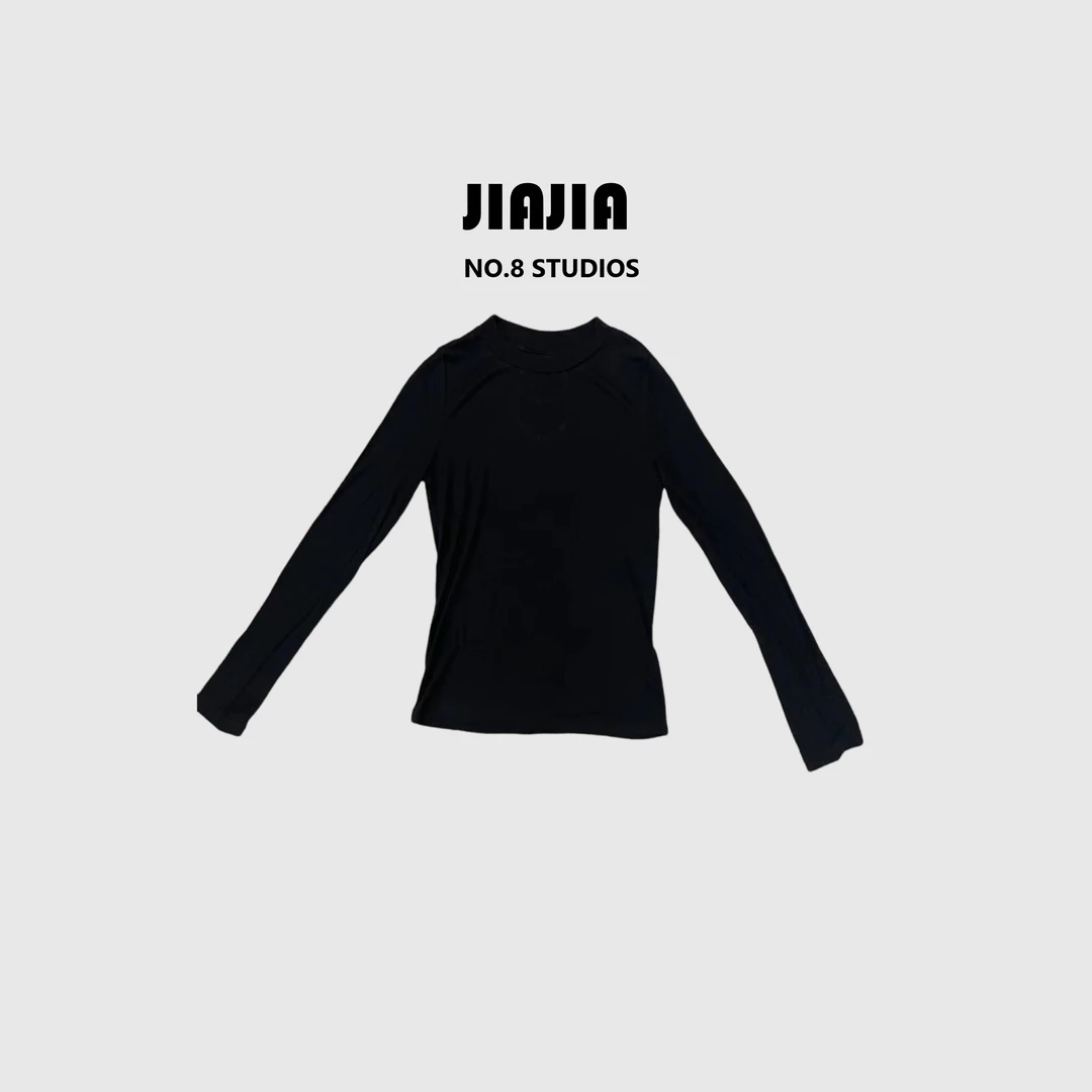 纯色条纹满印外套打底