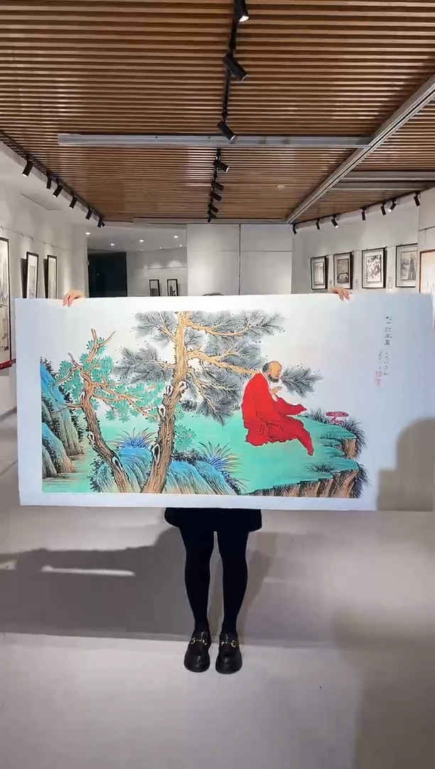 国画国画RW-1300105-张跃华央创美术馆精品定制备案作品
