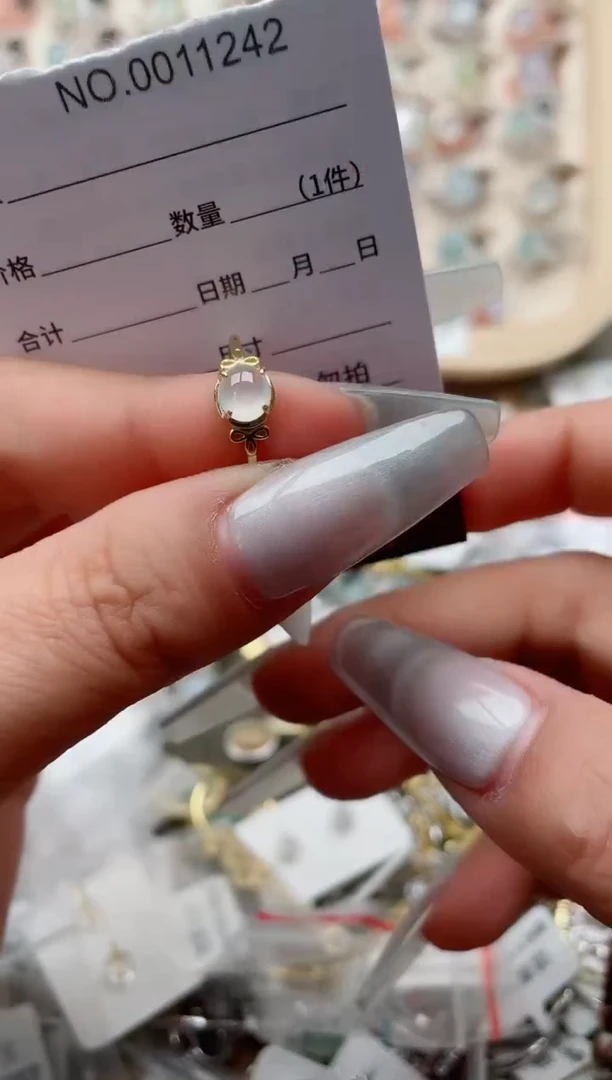 【闪购商品】翡翠戒指银S925镶嵌、