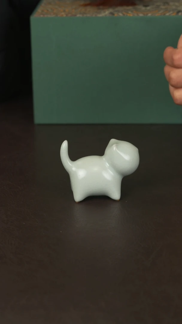 瓷瓷 宣宝汝瓷原矿原釉手工作品