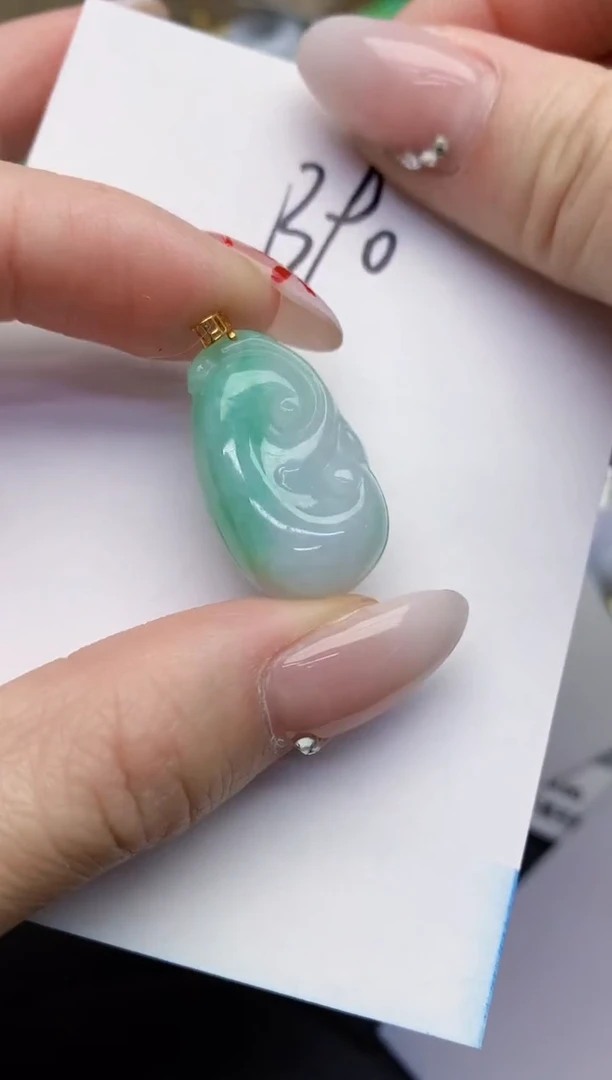 【闪购商品】翡翠颈饰18K金镶嵌00000000000