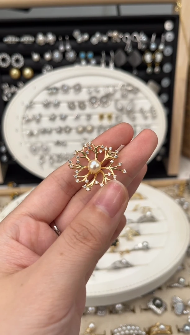 【闪购商品】海水珍珠颈饰银S925镶嵌S925海水吊坠（微瑕）