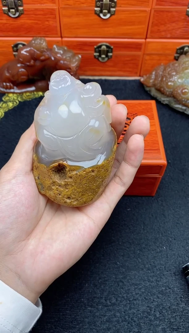 未镶嵌玛瑙/玉髓珠宝奇石宜*鲜0
