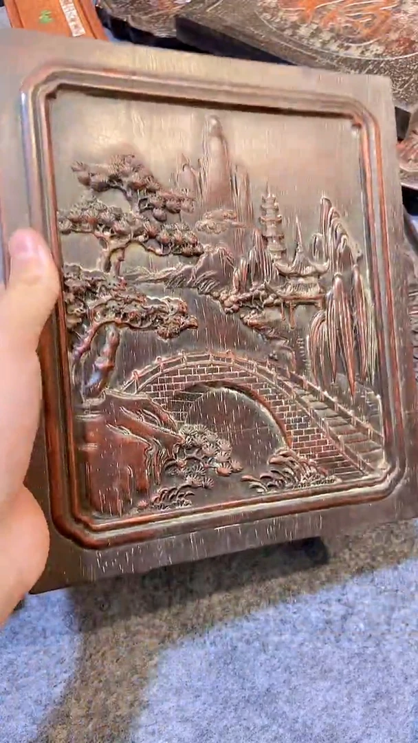 木紫檀雕刻一物一拍一直播间为准