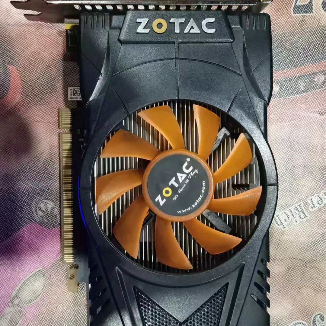 8新 ZOTAC/索泰 工作室拆机索泰550TI 1G 亮机显卡