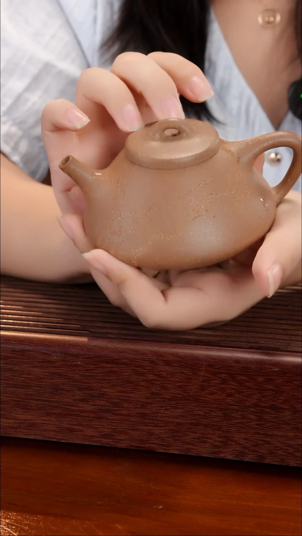 茶壶紫砂子冶石瓢  张琳芳