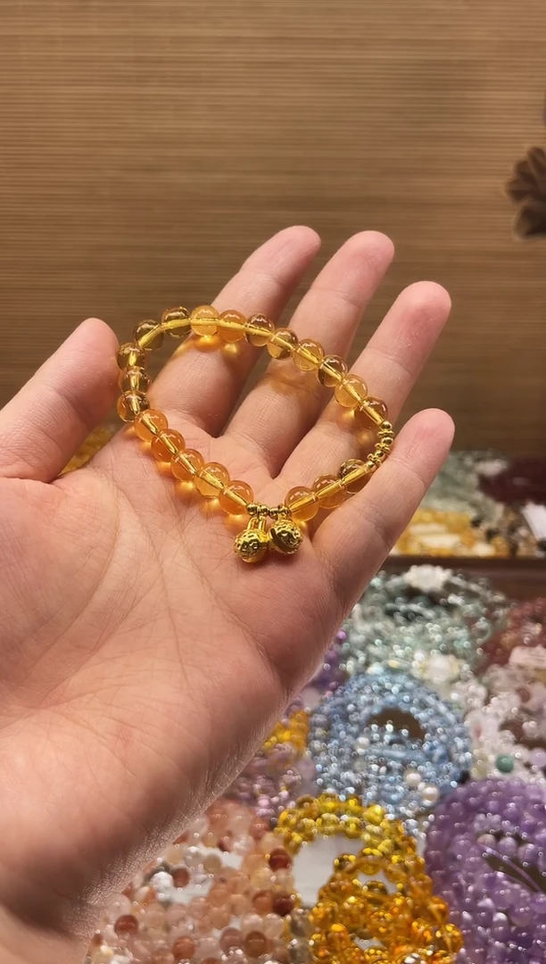 水晶手链未镶嵌天然水晶保真保天然