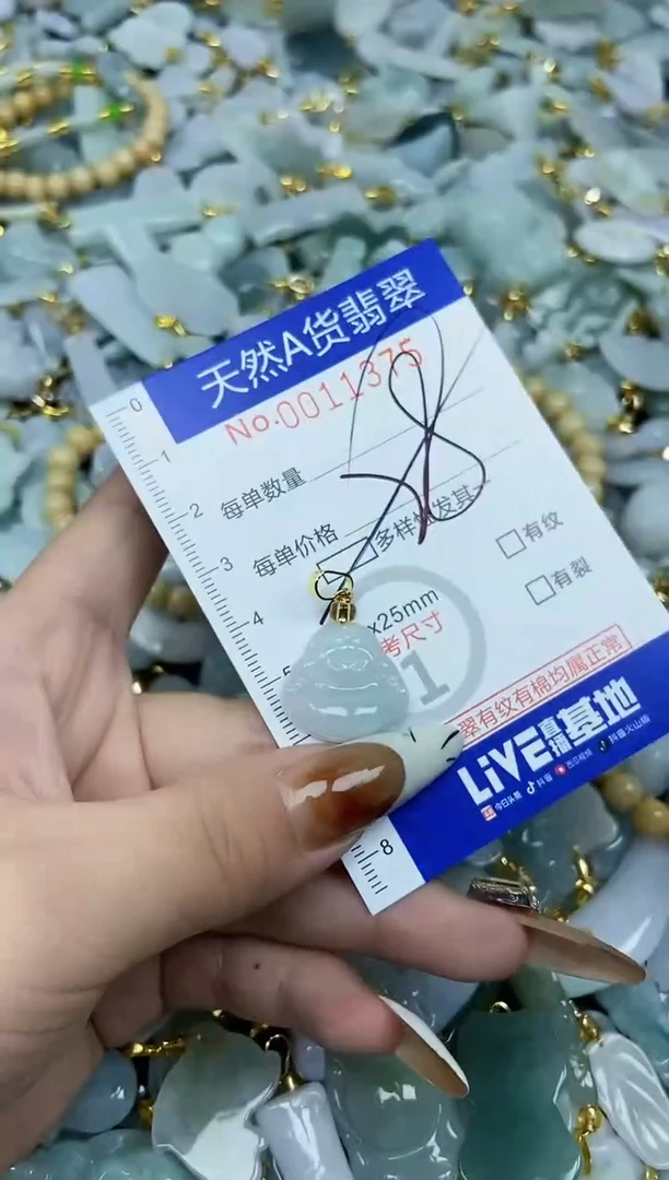 【闪购商品】翡翠颈饰未镶嵌天然A货翡翠