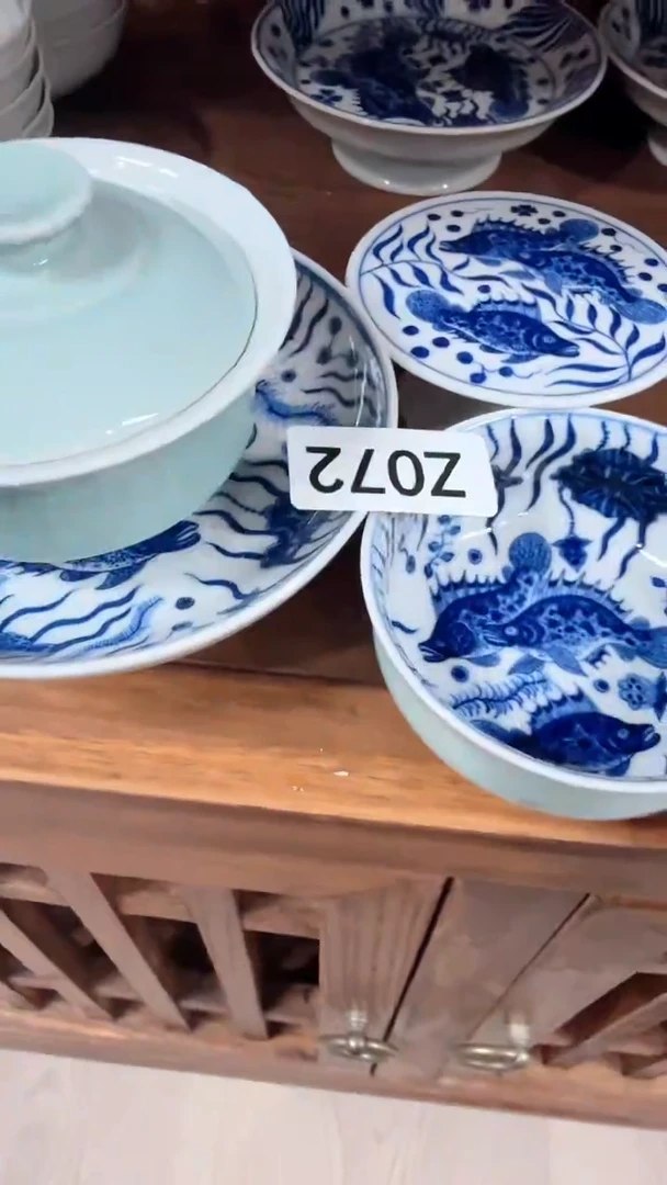 瓷片Z072家庭瓷器日用摆件A4