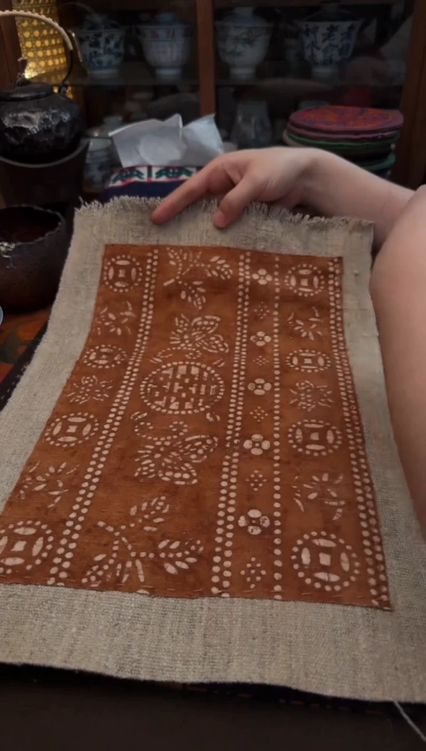 织绣Cici手作老布垫-282同款43*27