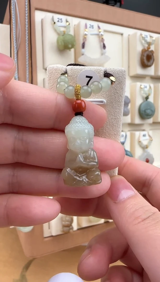 【闪购商品】和田玉颈饰未镶嵌宝宝佛吊坠