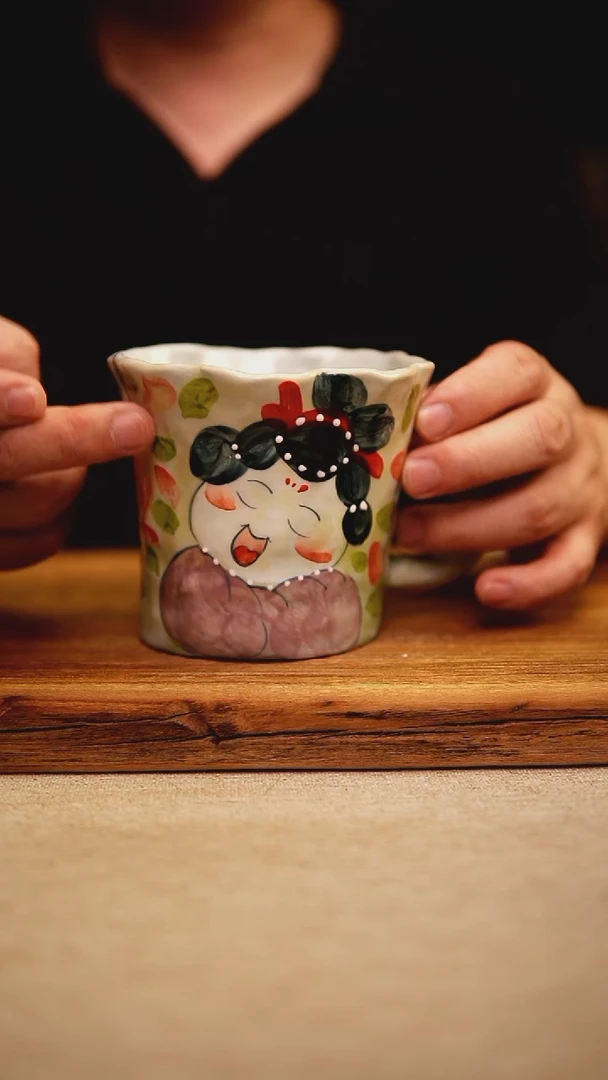 @@陶园瓷舍@@纯手工手绘@高温釉下彩