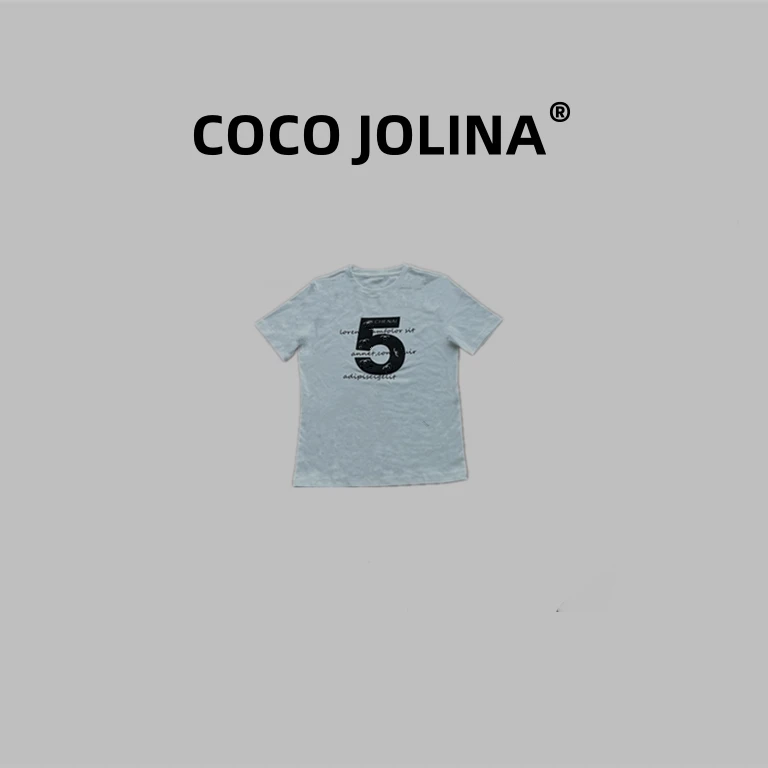 COCO JOLINA 新款时尚短袖T恤8597