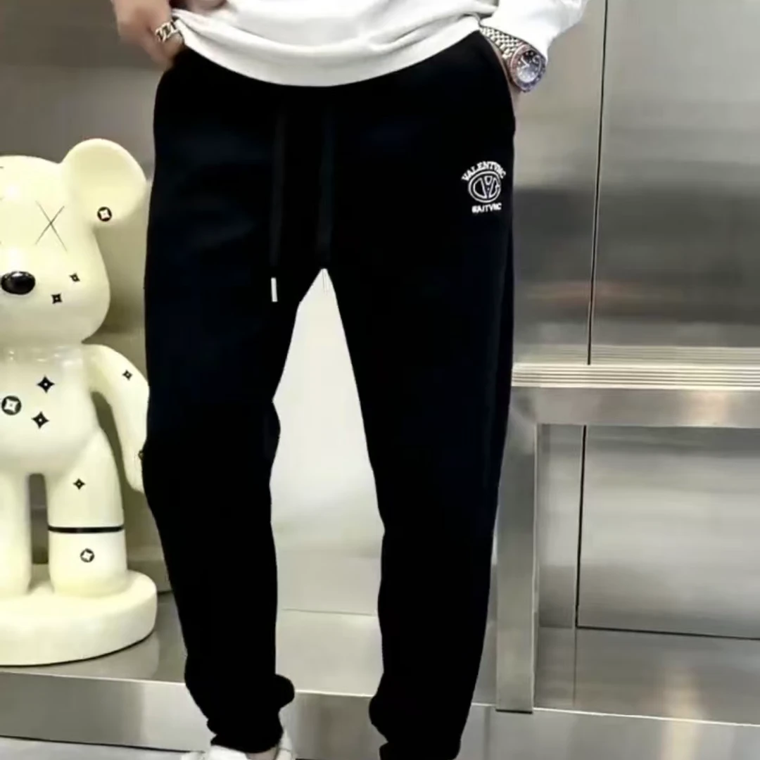 25冬季男士桦加刺绣加厚加绒束口休闲裤25819