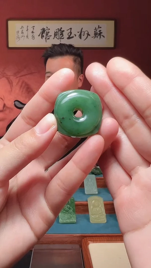 吊坠(不含链)未镶嵌和田玉不*火8