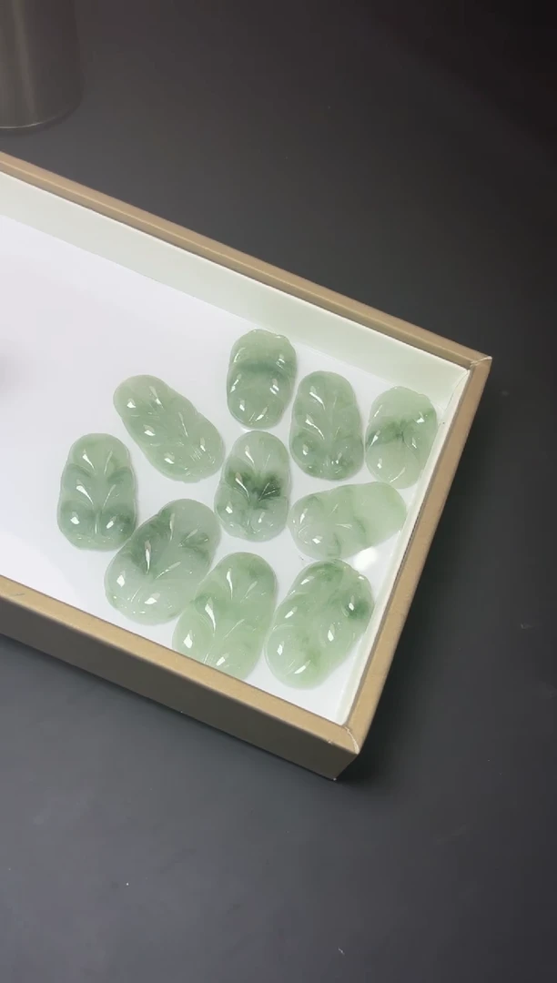 颈饰未镶嵌翡翠K372-1010叶子多样性发一件