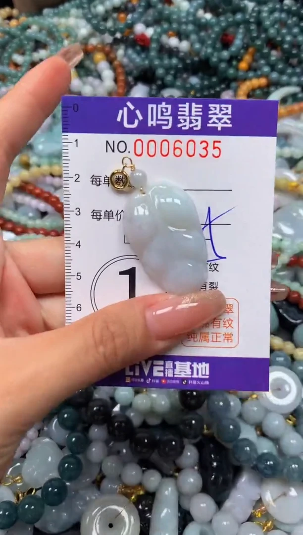 翡翠未镶嵌颈饰闪购006035