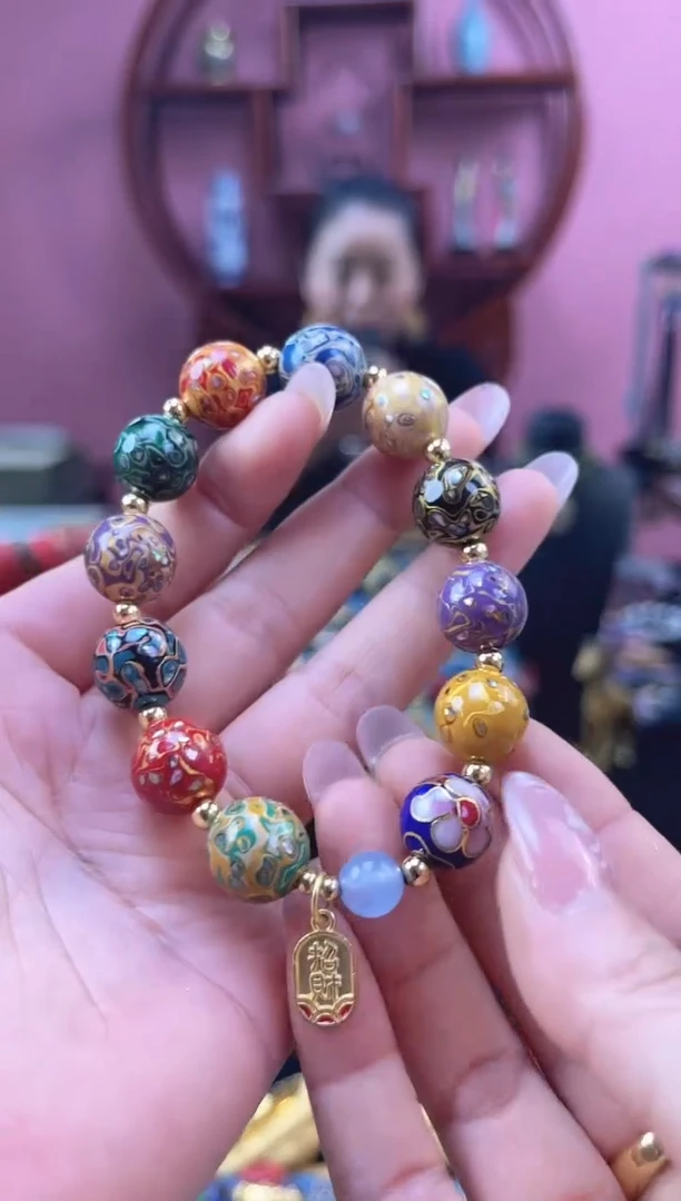 非遗 犀皮漆多宝手串