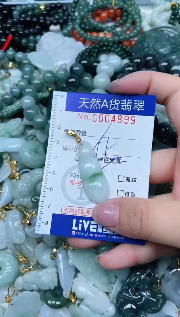 【闪购商品】翡翠吊坠(不含链)未镶嵌翡翠