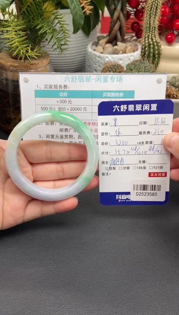 未镶嵌手镯翡翠薯****乐D2523585