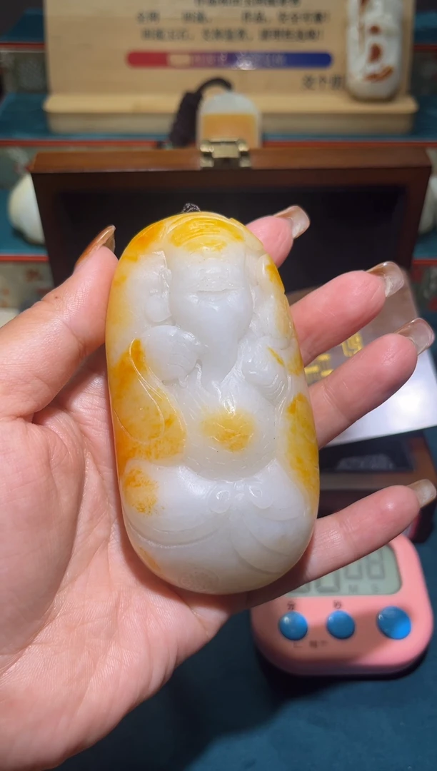未镶嵌和田玉挂件葱**菜1
