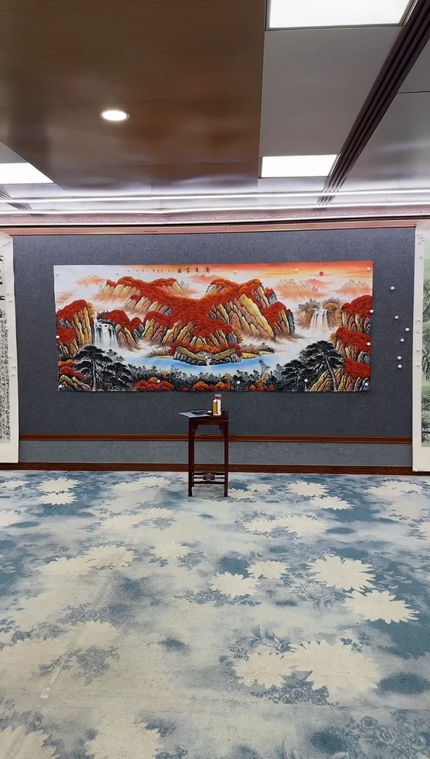 国画Z刘雪红-山水国画-大丈二