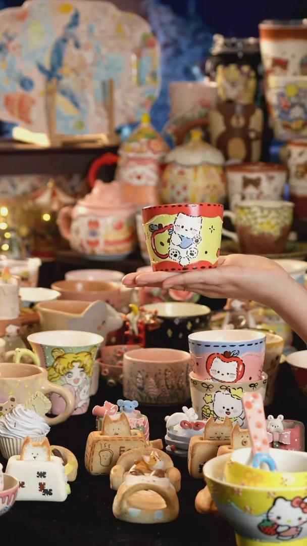 其他陶景德镇釉下彩手绘设计师款陶瓷