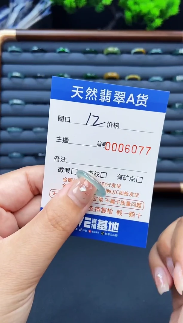 翡翠戒指未镶嵌 戒圈