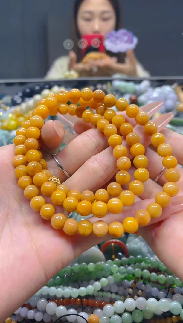 颈饰未镶嵌翡翠8MM