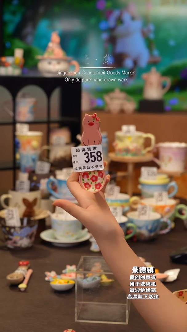 杯子358猪翠花短勺