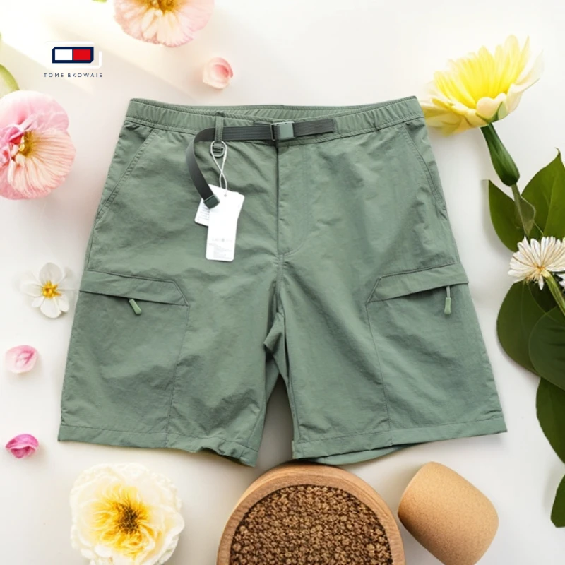 日本订单户外男士工装机能休闲速干短裤五分裤高级感泼水薄款潮LB