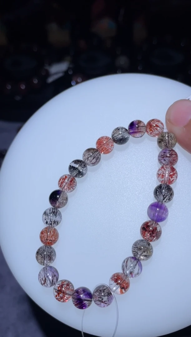 【闪购商品】水晶手链未镶嵌超七7mm-36