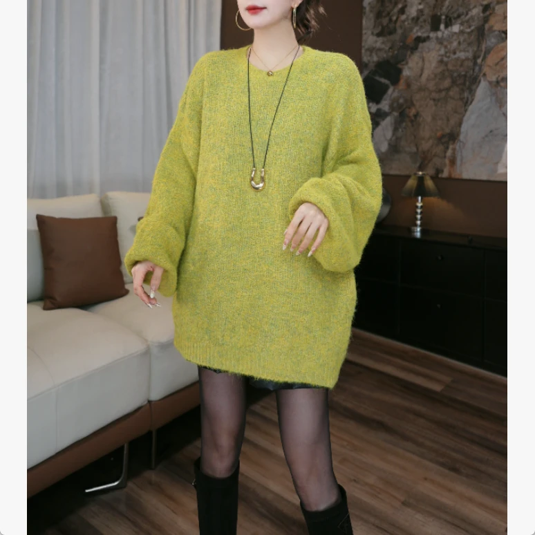 【鑫-蕾】新款毛衣时尚设计感纯色休闲百搭气质针织毛衣29365