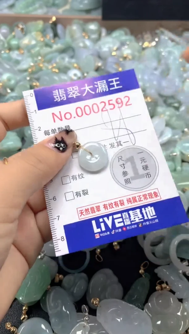 颈饰未镶嵌翡翠2592