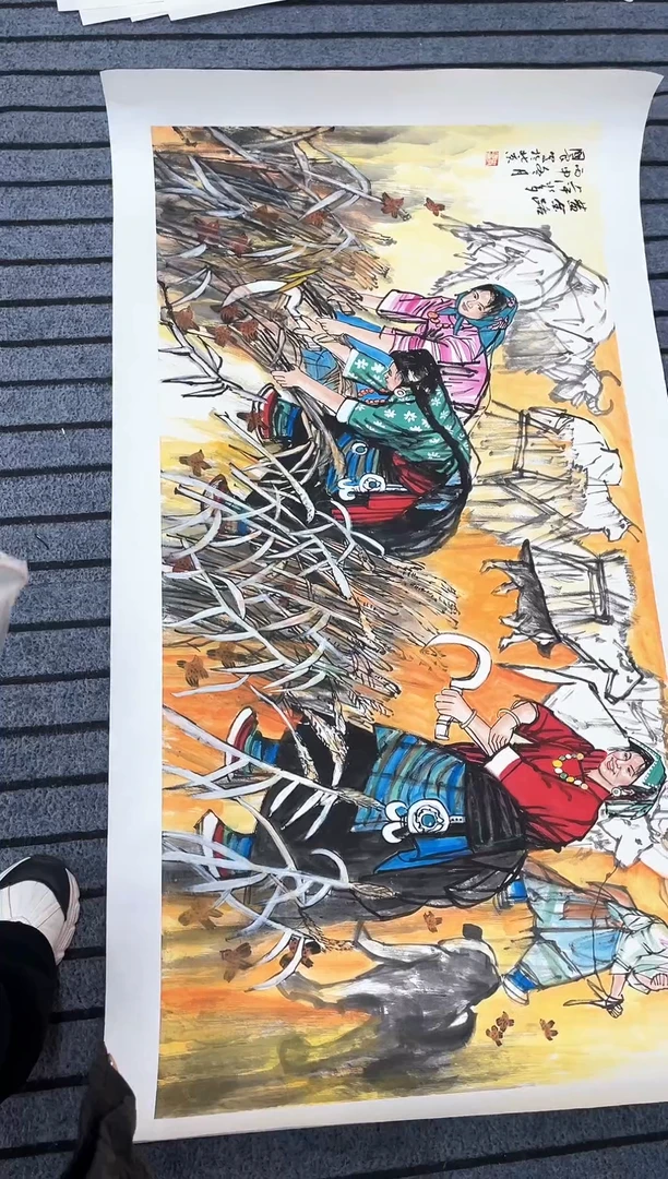 精品国画人物作品