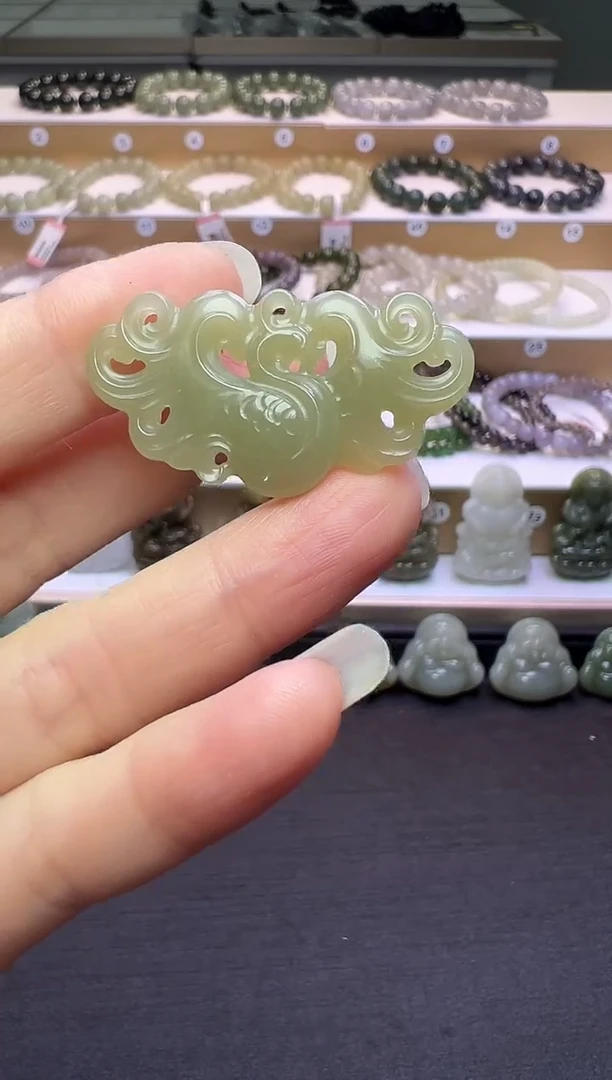 颈饰未镶嵌和田玉62号链接多样性发一约22*40*7