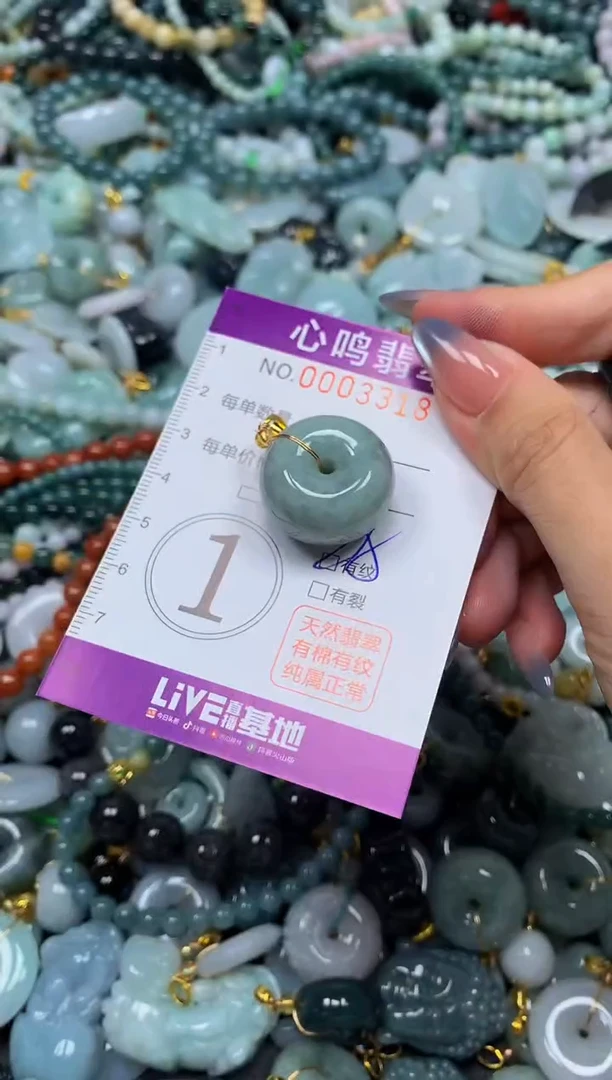 颈饰未镶嵌翡翠闪购003318