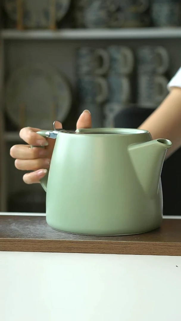 出英whittard柔光绿茶壶1200ml@4-2@