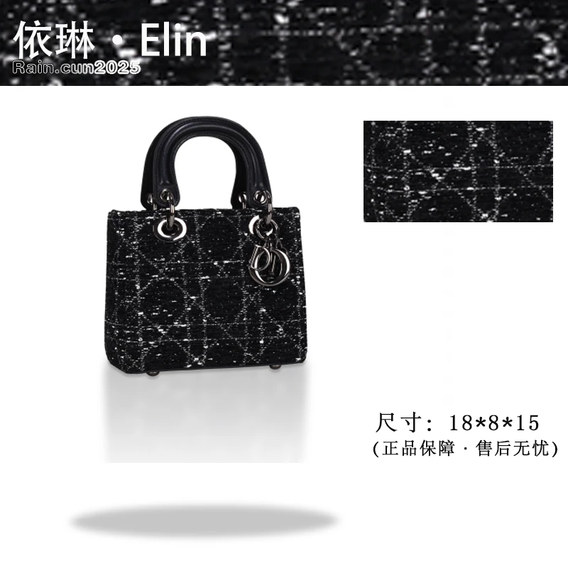 【Elin定制】2025年秋冬新款女包时尚设计单肩包GQ-26823-黑色