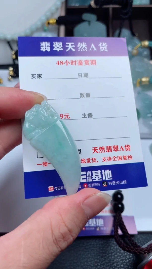 翡翠未镶嵌颈饰