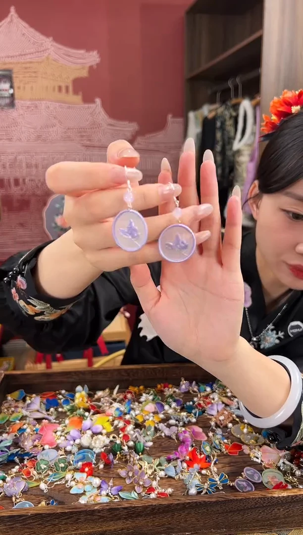 【闪购商品】刺绣苏绣世家非遗手工（耳环）